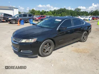 2014 Chevrolet Impala LS with VIN 1G11Y5SL5EU124386, listed as a Copart auction lot 61740485 with 130,629 mi miles and Salvage title. Bid and sale history available at DreamBid. Image 1.