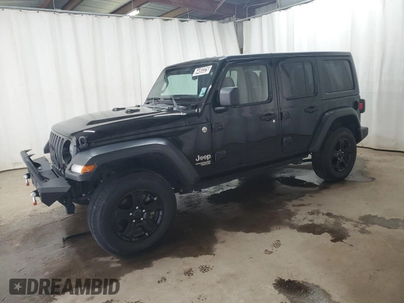 2020 Jeep Wrangler Unlimited Sport S z VIN 1C4HJXDN8LW157016, wystawiony jako Copart lot #64493325 z przebiegiem 72 739 mil mil oraz Czysty tytuł • Clean title. Historia ofert i sprzedaży dostępna na DreamBid. Obrazek 1.