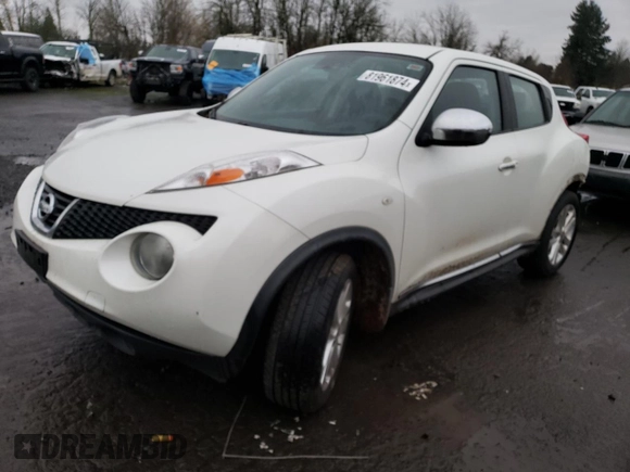 2013 Nissan Juke SV with VIN JN8AF5MV5DT214951, listed as a Copart auction lot 81961874 with 113,270 mi miles and Salvage Title. Bid and sale history available at carsss.com. Image 1.