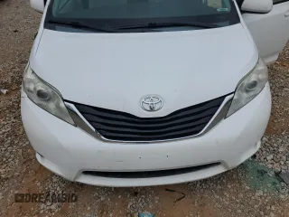 2012 Toyota Sienna LE with VIN 5TDJK3DC0CS043968, listed as a Copart auction lot 45854755 with 166,196 mi miles and Salvage Title. Bid and sale history available at carsss.com. Image 12.