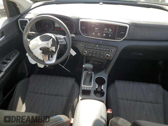 2020 Kia Sportage LX with VIN KNDPMCAC3L7641720, listed as a Copart auction lot 46165115 with 36,806 mi miles and Salvage Title. Bid and sale history available at carsss.com. Image 8.