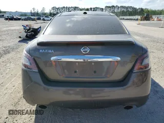 2012 Nissan Maxima S with VIN 1N4AA5AP0CC817990, listed as a Copart auction lot 55147635 with 121,428 mi miles and Clean Title. Bid and sale history available at DreamBid. Image 6.