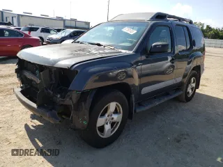 2005 Nissan Xterra S z VIN 5N1AN08W55C611593, wystawiony jako Copart lot #57780103 z przebiegiem 204 801 mil mil oraz Szkoda całkowita • Salvage title. Historia ofert i sprzedaży dostępna na DreamBid. Obrazek 1.