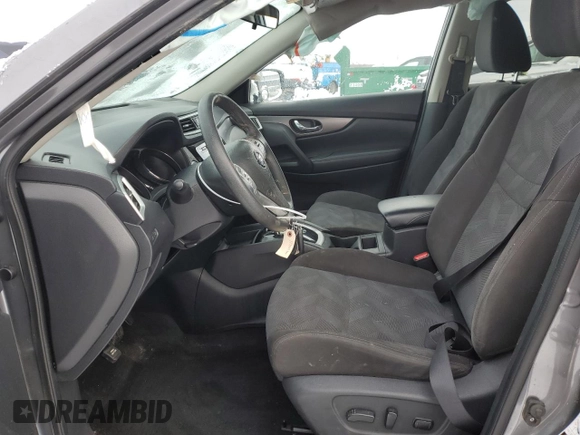 2016 Nissan Rogue SV with VIN KNMAT2MV3GP736395, listed as a Copart auction lot 87594365 with 119,101 mi miles and Clean Title. Bid and sale history available at carsss.com. Image 7.