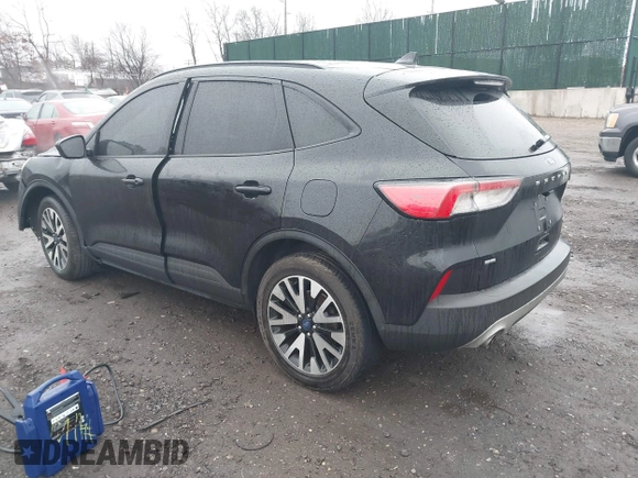 2020 Ford Escape SE Sport Hybrid with VIN 1FMCU9BZ9LUC24975, listed as a IAAI auction lot 41445033 with 93,262 mi miles and . Bid and sale history available at DreamBid. Image 3.