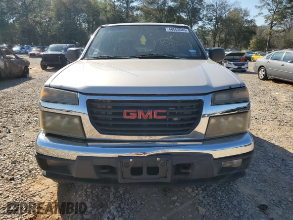2007 GMC Canyon SLE2 with VIN 1GTDT13E278134607, listed as a Copart auction lot 48663085 with 210,201 mi miles and Salvage Title. Bid and sale history available at carsss.com. Image 5.