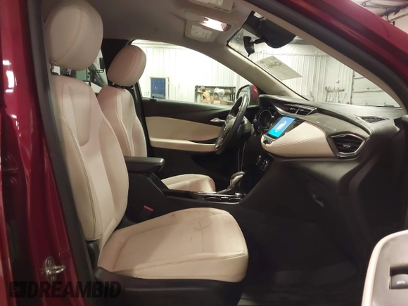 2021 Buick Encore GX Preferred with VIN KL4MMCSL3MB057859, listed as a IAAI auction lot 42646632 with 33,512 mi miles and . Bid and sale history available at DreamBid. Image 5.