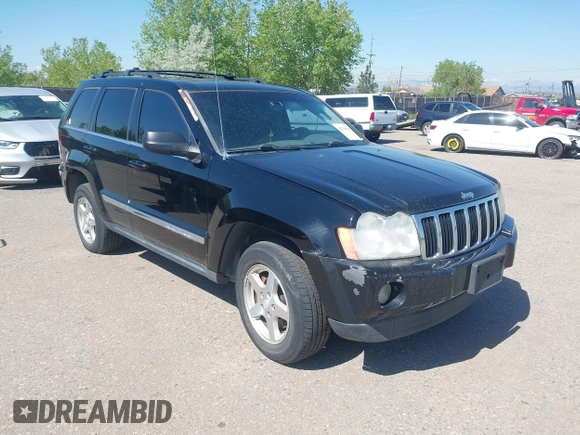 2005 Jeep Grand Cherokee Limited with VIN 1J8HR58N35C722387, listed as a IAAI auction lot 42229342 with 229,720 mi miles and . Bid and sale history available at DreamBid. Image 1.