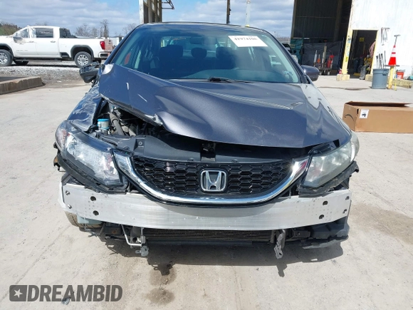 2014 Honda Civic Sedan EX with VIN 19XFB2F83EE071169, listed as a IAAI auction lot 41974108 with 73,885 mi miles. Bid and sale history available at carsss.com. Image 6.