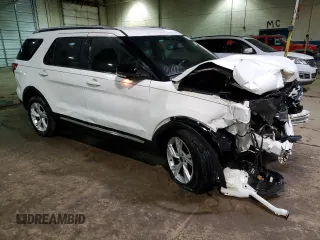 2017 Ford Explorer XLT with VIN 1FM5K8D89HGA44950, listed as a Copart auction lot 42048895 with 143,236 mi miles and Clean title. Bid and sale history available at DreamBid. Image 4.
