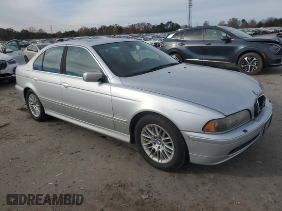 2002 BMW 5 Series 530i with VIN WBADT53432CE93680, listed as a Copart auction lot 81952844 with 153,109 mi miles and Clean Title. Bid and sale history available at carsss.com. Image 4.