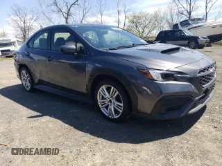 2024 Subaru WRX with VIN JF1VBAB66R9808388, listed as a Copart auction lot 54313795 with 9,666 mi miles and Salvage title. Bid and sale history available at DreamBid. Image 4.