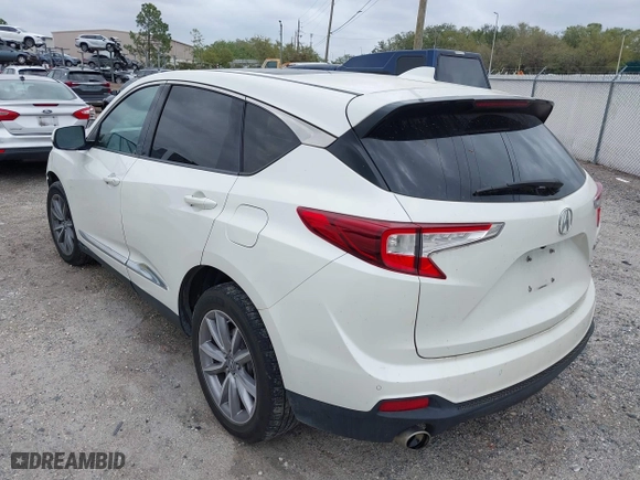 2019 Acura RDX w/Technology Pkg with VIN 5J8TC2H55KL031585, listed as a IAAI auction lot 41758776 with 55,144 mi miles. Bid and sale history available at carsss.com. Image 3.
