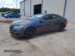 2015 Acura TLX V6 with VIN 19UUB2F3XFA006515, listed as a Copart auction lot 61450395 with 111,471 mi miles and Salvage title. Bid and sale history available at DreamBid. Image 1.