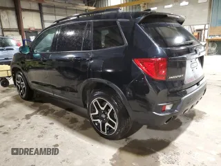 2023 Honda Passport Elite with VIN 5FNYF8H03PB017374, listed as a Copart auction lot 86383224 with 2,046 mi miles and Salvage Title. Bid and sale history available at carsss.com. Image 2.