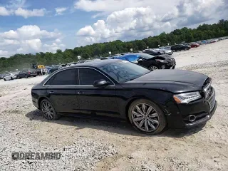 2017 Audi A8 Sport with VIN WAU43AFD3HN007397, listed as a Copart auction lot 54581173 with 77,961 mi miles and Salvage title. Bid and sale history available at DreamBid. Image 11.