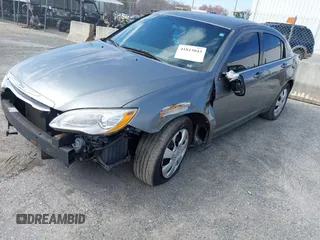 2011 Chrysler 200 LX with VIN 1C3BC4FBXBN599547, listed as a IAAI auction lot 41813043 with 1 mi miles. Bid and sale history available at carsss.com. Image 2.