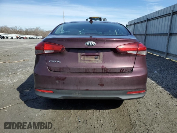 2017 Kia Forte LX with VIN 3KPFK4A73HE074183, listed as a Copart auction lot 45463825 with 112,434 mi miles and Salvage Title. Bid and sale history available at carsss.com. Image 6.