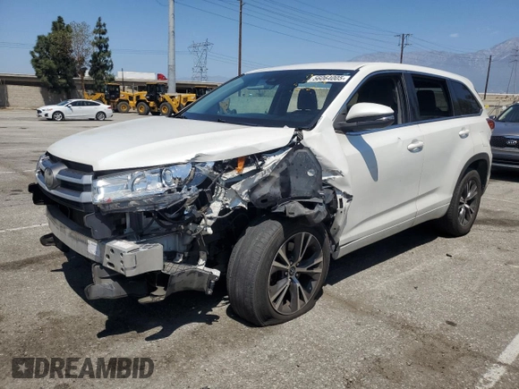 2018 Toyota Highlander LE with VIN 5TDZZRFH0JS287157, listed as a Copart auction lot 64068185 with 71,005 mi miles and Clean title. Bid and sale history available at DreamBid. Image 1.