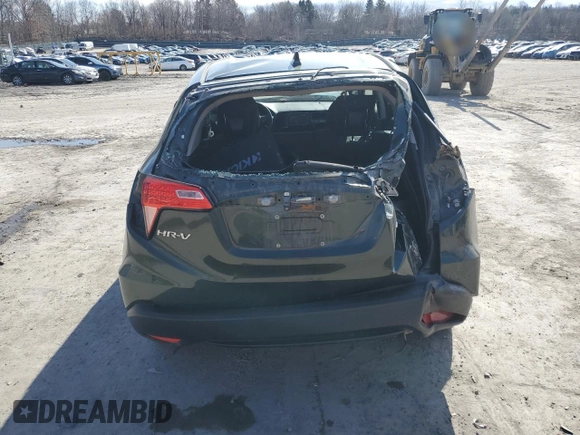2017 Honda HR-V LX with VIN 3CZRU6H3XHG707329, listed as a Copart auction lot 48819235 with Not Provided miles and Salvage Title. Bid and sale history available at DreamBid. Image 6.