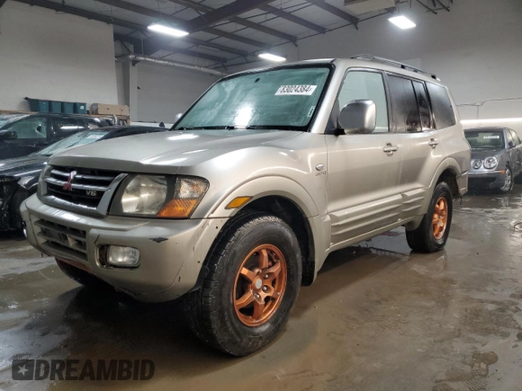 2001 Mitsubishi Montero Limited z VIN JA4MW51R71J038583, wystawiony jako Copart lot #83024384 z przebiegiem 157 538 mil mil oraz Szkoda całkowita • Salvage title. Historia ofert i sprzedaży dostępna na DreamBid. Obrazek 1.