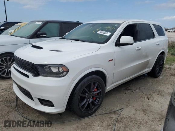 2020 Dodge Durango SRT with VIN 1C4SDJGJ5LC413083, listed as a Copart auction lot 74073554 with 47,575 mi miles and Non Repairable. Bid and sale history available at DreamBid. Image 1.