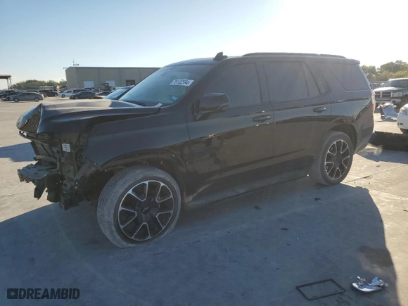 2022 Chevrolet Tahoe RST with VIN 1GNSKRKLXNR273195, listed as a Copart auction lot 76132594 with 31,621 mi miles and Salvage Title. Bid and sale history available at carsss.com. Image 1.