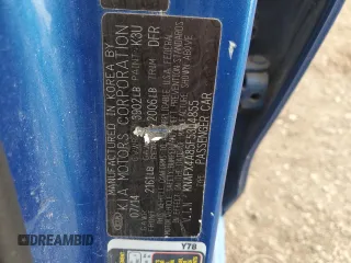 2015 Kia Forte EX with VIN KNAFX4A85F5304855, listed as a Copart auction lot 47529725 with 105,489 mi miles and Salvage Title. Bid and sale history available at carsss.com. Image 12.
