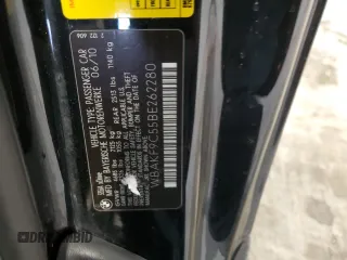 2011 BMW 3 Series 335i xDrive with VIN WBAKF9C55BE262280, listed as a Copart auction lot 45534915 with 98,207 mi miles and Salvage Title. Bid and sale history available at carsss.com. Image 12.