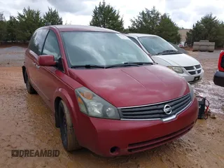 2007 Nissan Quest SE z VIN 5N1BV28U77N129245, wystawiony jako IAAI lot #42016011 z przebiegiem 165 835 mil mil oraz . Historia ofert i sprzedaży dostępna na DreamBid. Obrazek 1.