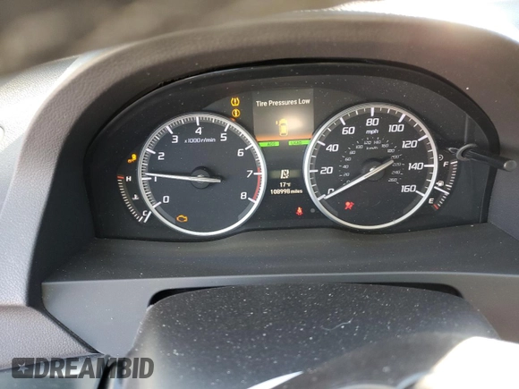 2018 Acura RDX w/Advance Pkg with VIN 5J8TB4H78JL007439, listed as a Copart auction lot 89332835 with 108,998 mi miles and Salvage Title. Bid and sale history available at carsss.com. Image 9.