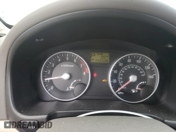 2007 Hyundai Accent GLS with VIN KMHCN46C17U095206, listed as a Copart auction lot 49772455 with 143,336 mi miles and Salvage Title. Bid and sale history available at carsss.com. Image 9.