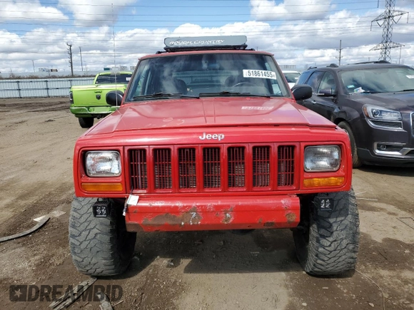 2000 Jeep Cherokee with VIN 1J4FF48S0YL113246, listed as a Copart auction lot 51861455 with 180,965 mi miles and Clean title. Bid and sale history available at DreamBid. Image 5.