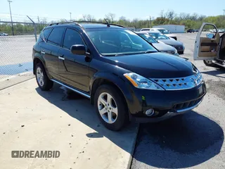 2007 Nissan Murano S with VIN JN8AZ08T57W521753, listed as a IAAI auction lot 41880348 with 129,785 mi miles. Bid and sale history available at carsss.com. Image 1.