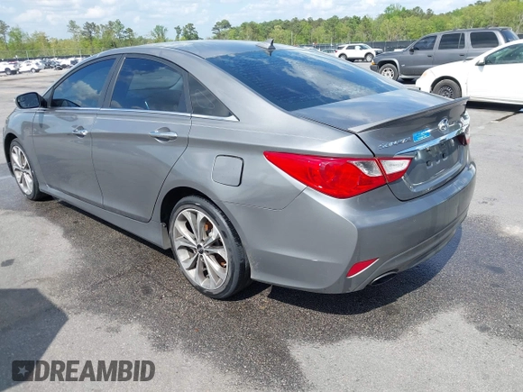 2014 Hyundai Sonata Limited with VIN 5NPEC4AB2EH943005, listed as a IAAI auction lot 41951991 with 176,380 mi miles and . Bid and sale history available at DreamBid. Image 3.