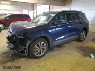 2020 Hyundai Santa Fe Limited with VIN 5NMS53AD2LH149270, listed as a Copart auction lot 41762175 with 46,069 mi miles and Salvage Title. Bid and sale history available at carsss.com. Image 1.