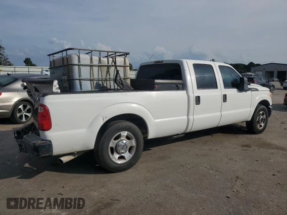 2011 Ford F-250 XL with VIN 1FT7W2A60BEC22099, listed as a Copart auction lot 72345524 with 222,042 mi miles and Salvage Title. Bid and sale history available at carsss.com. Image 3.