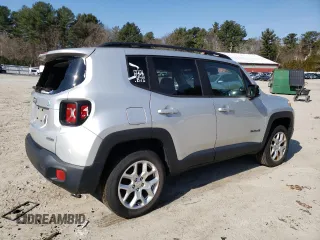 2017 Jeep Renegade Latitude with VIN ZACCJBBB8HPF85520, listed as a Copart auction lot 49056275 with 104,159 mi miles and Salvage Title. Bid and sale history available at carsss.com. Image 3.