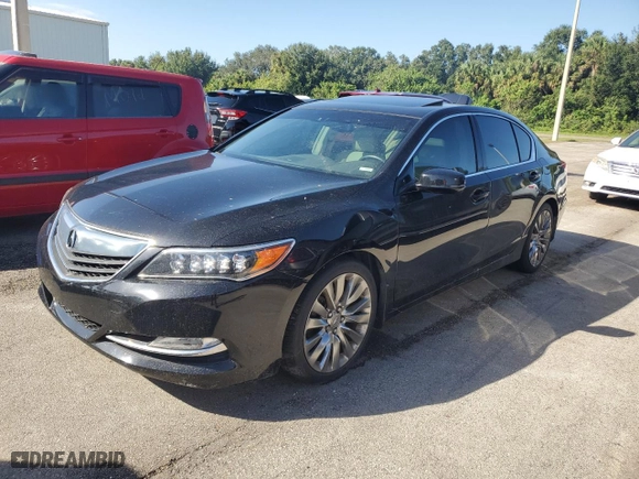 2016 Acura RLX Tech Pkg with VIN JH4KC1F56GC001475, listed as a Copart auction lot 75928934 with 0 mi miles and Non Repairable. Bid and sale history available at carsss.com. Image 1.