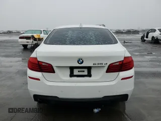 2014 BMW 5 Series 535d with VIN WBAXA5C58ED690187, listed as a Copart auction lot 86191924 with 116,624 mi miles and Salvage Title. Bid and sale history available at carsss.com. Image 6.