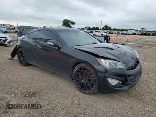 2016 Hyundai Genesis Coupe R-Spec с VIN KMHHU6KJXGU134450, выставлен на аукционе Copart как лот 52799035 с пробегом 110 154 миль миль и Списание • Salvage title. История ставок и продаж доступна на DreamBid. Изображение 4.