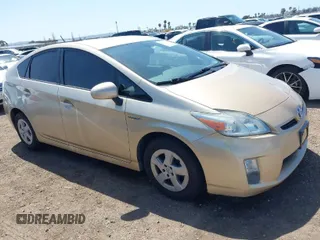 2010 Toyota Prius II with VIN JTDKN3DU8A1022364, listed as a IAAI auction lot 41972166 with 213,092 mi miles. Bid and sale history available at carsss.com. Image 1.