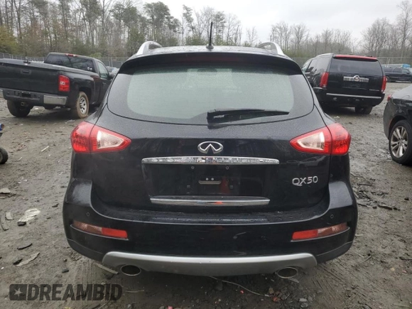 2016 Infiniti QX50 with VIN JN1BJ0RR9GM271412, listed as a Copart auction lot 42715214 with 54,645 mi miles. Bid and sale history available at carsss.com. Image 6.