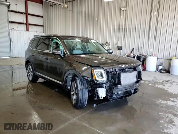 2022 Kia Telluride S with VIN 5XYP6DHC2NG285465, listed as a Copart auction lot 55396215 with 36,548 mi miles and Salvage title. Bid and sale history available at DreamBid. Image 15.