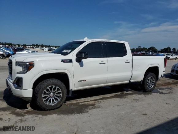 2020 GMC Sierra 1500 AT4 with VIN 3GTP9EEL6LG215869, listed as a Copart auction lot 58858723 with 39,864 mi miles and Salvage Title. Bid and sale history available at carsss.com. Image 1.