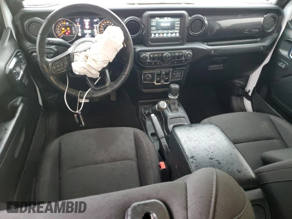 2022 Jeep Gladiator Sport S with VIN 1C6HJTAG5NL168498, listed as a Copart auction lot 81264854 with 26,642 mi miles and Salvage title. Bid and sale history available at DreamBid. Image 8.