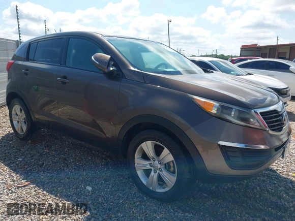 2013 Kia Sportage LX with VIN KNDPB3A24D7416706, listed as a IAAI auction lot 42525729 with 166,798 mi miles and . Bid and sale history available at DreamBid. Image 1.