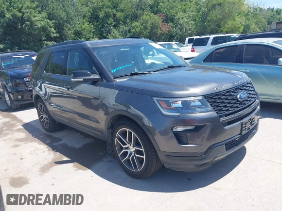 2018 Ford Explorer Sport z VIN 1FM5K8GT6JGB00350, wystawiony jako IAAI lot #42599100 z przebiegiem Nie podano mil oraz . Historia ofert i sprzedaży dostępna na DreamBid. Obrazek 1.