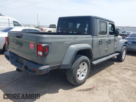 2021 Jeep Gladiator Sport S z VIN 1C6JJTAG9ML538769, wystawiony jako IAAI lot #42078142 z przebiegiem 49 924 mil mil oraz . Historia ofert i sprzedaży dostępna na DreamBid. Obrazek 4.