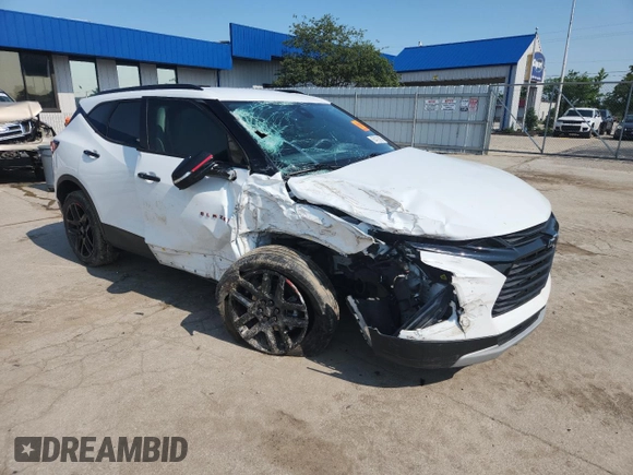 2021 Chevrolet Blazer LT с VIN 3GNKBCRS3MS576969, выставлен на аукционе Copart как лот 60418185 с пробегом 52 771 миль миль и Списание • Salvage title. История ставок и продаж доступна на DreamBid. Изображение 4.